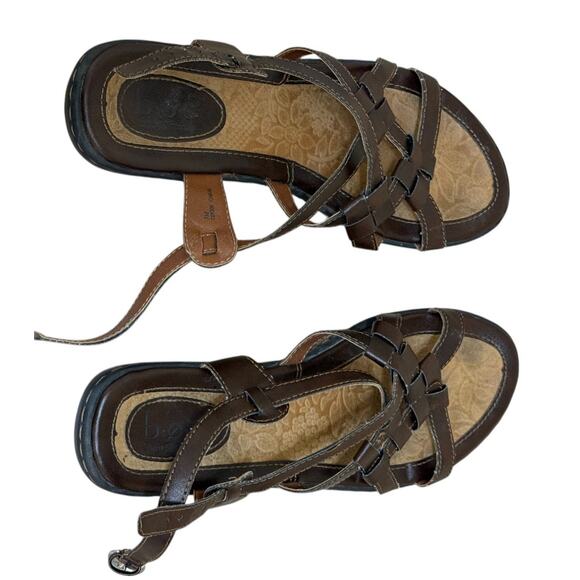 Not For Sale BOC Born Concept Sandals Women‎ 7 Brown Kesia Leather Strappy - Picture 8 of 9